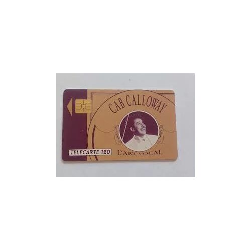 Carte Téléphonique Télécarte Cab Calloway - L'art Vocal Puce 120 Unités So3 03/92