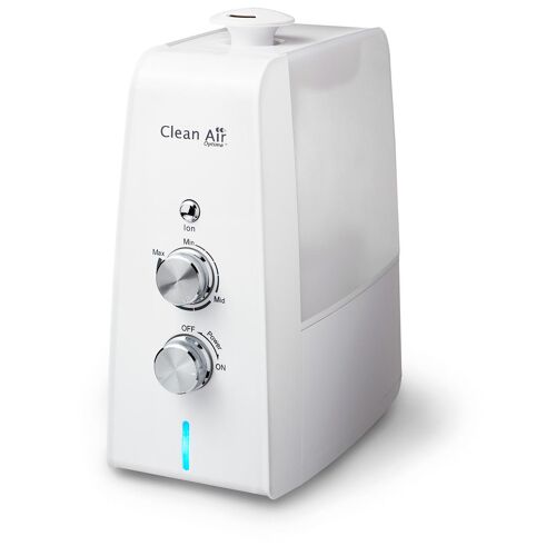 Clean Air Optima Humidificateur avec Ioniseur CA-602 - Humidificateur d'air ultrasonique jusqu'à 35m² pour une humidité optimale et un air sain