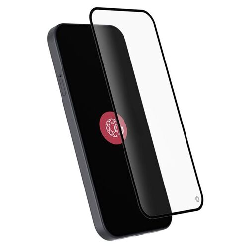 Force Original - Protection d'écran pour téléphone portable - organic, made for Google + lifetime warranty - GRS certified - 2.5D - verre - couleur de cadre noir - pour Google Pixel 10a