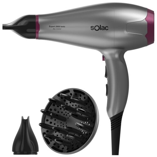 Solac Expert 2600 Ionic Sèche-Cheveux 2600 W Gris