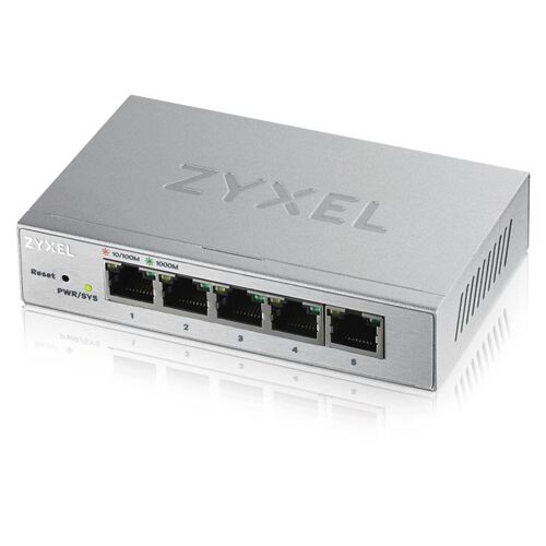 Zyxel GS1200-5 Géré Gigabit Ethernet (10/100/1000) Argent
