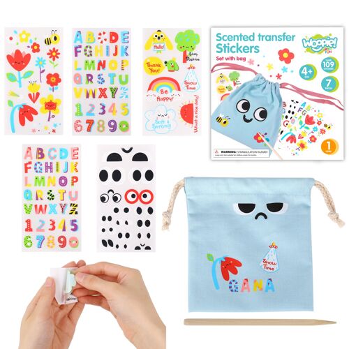 Woopie Art&fun Kit Créatif Sac Magique + Autocollants De Décoration (Plus De 109 Pièces) (Lot De 5)