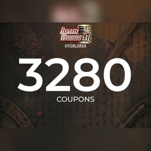 Dynasty Warriors: Overlords - 3280 Coupons Direct Top-Up - GLOBAL