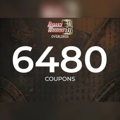 Dynasty Warriors: Overlords - 6480 Coupons Direct Top-Up - GLOBAL