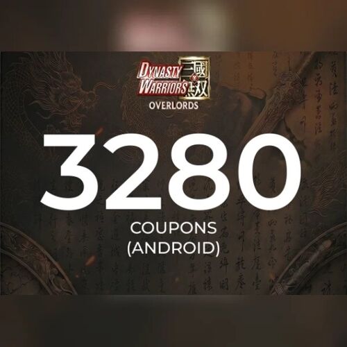 Dynasty Warriors: Overlords - 3280 Coupons (Android) Direct Top-Up - GLOBAL
