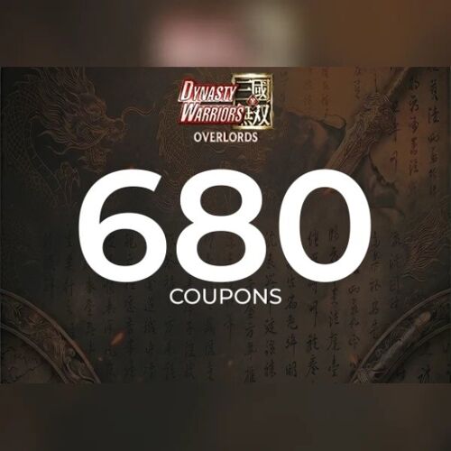 Dynasty Warriors: Overlords - 680 Coupons Direct Top-Up - GLOBAL