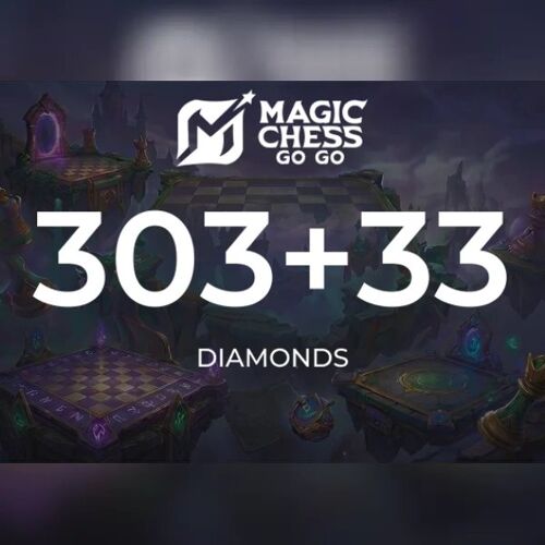 Magic Chess: Go Go - 303 + 33 Diamonds Direct Top-Up - GLOBAL
