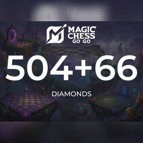 Magic Chess: Go Go - 504 + 66 Diamonds Direct Top-Up - GLOBAL