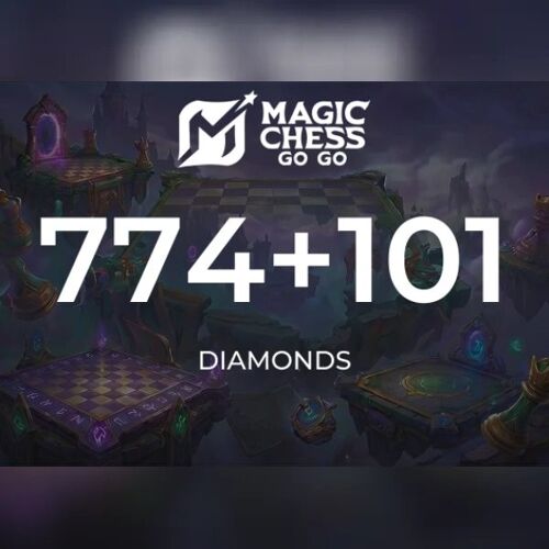 Magic Chess: Go Go - 774 + 101 Diamonds Direct Top-Up - GLOBAL