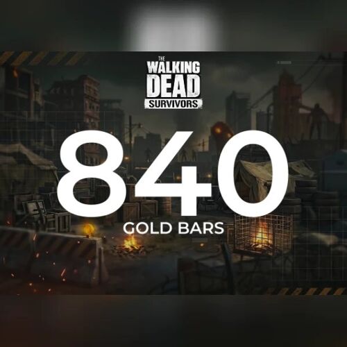 The Walking Dead: Survivors - 840 Gold Bar Direct Top-Up - GLOBAL