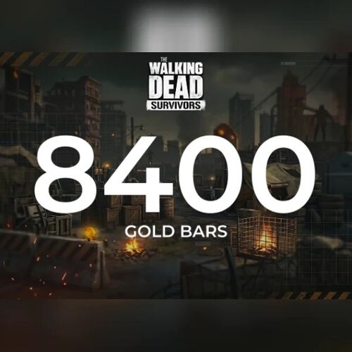 The Walking Dead: Survivors - 8400 Gold Bar Direct Top-Up - GLOBAL