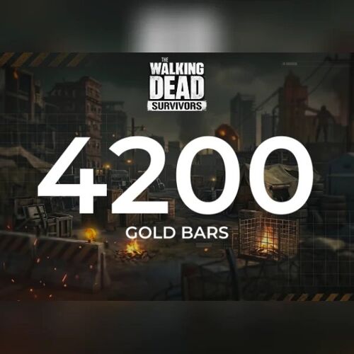 The Walking Dead: Survivors - 4200 Gold Bar Direct Top-Up - GLOBAL