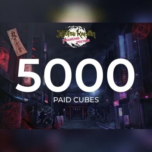 Jujutsu Kaisen Phantom Parade - 5000 Paid Cube F Direct Top-Up - GLOBAL