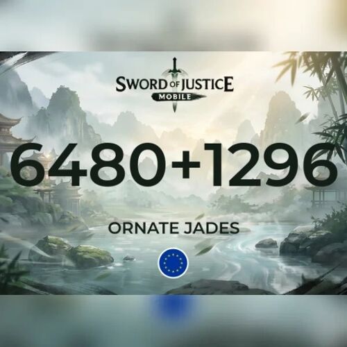 Sword of Justice Mobile - 6480 +1296 Ornate Jades Direct Top-Up - EU