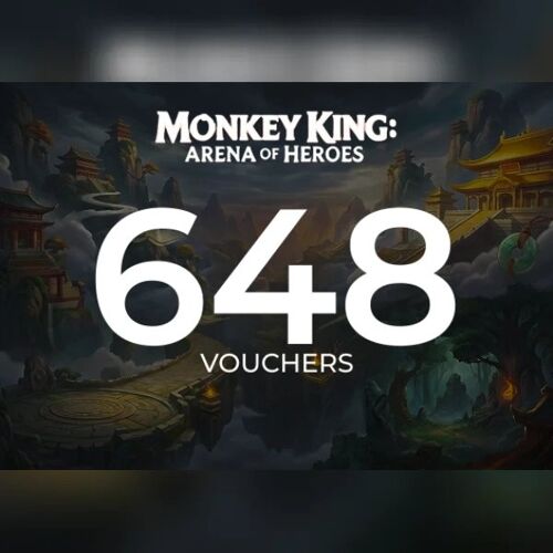 Monkey King: Arena of Heroes - 648 Voucher Direct Top-Up - GLOBAL