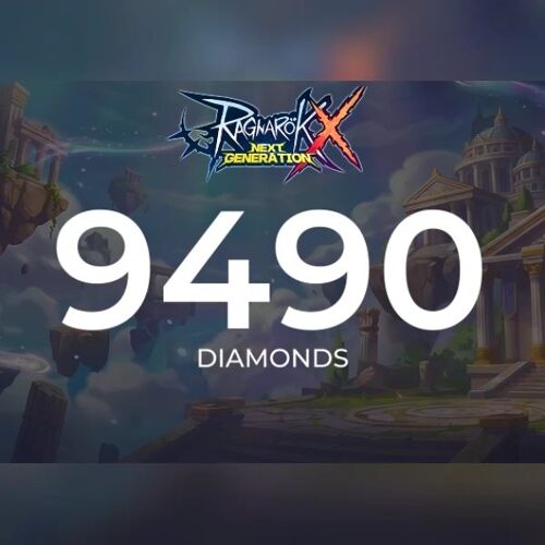 Ragnarok X: Next Generation - 9490 Diamonds Direct Top-Up - GLOBAL