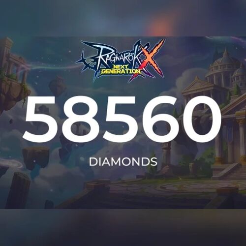 Ragnarok X: Next Generation - 58560 Diamonds Direct Top-Up - GLOBAL