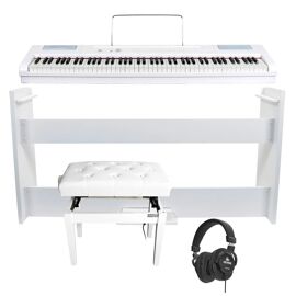 Fazley Fsp-500-W Pack Débutant Piano Deluxe