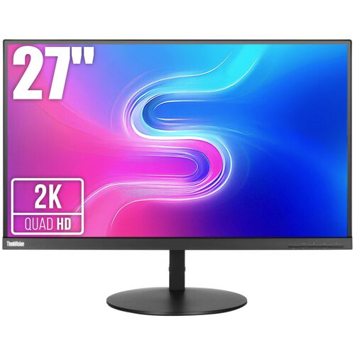 Moniteur sans bordure 27' LENOVO P27Q-10 2K QHD 2560 x 1440 LED HDMI DP A Classe