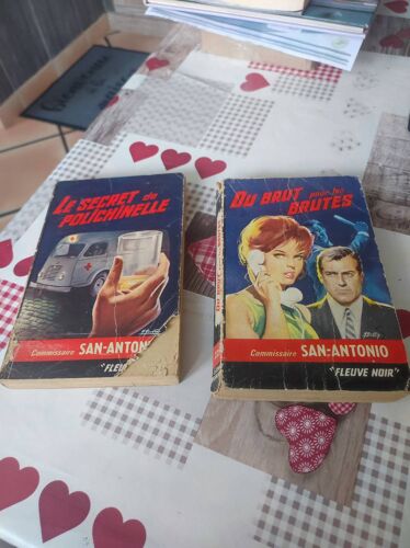 San Antonio - Le Secret De Polichinelle - 1966 + Du Brut Pour Les Brutes - 1964 = 2 Titres Au Fleuve Noir