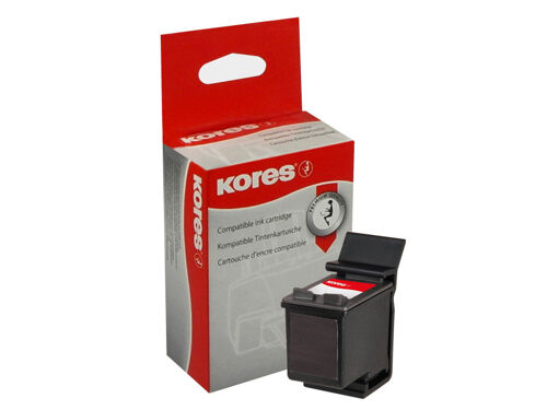 Kores Cartouche rechargée G995BK remplace hp C6656A, No.56
