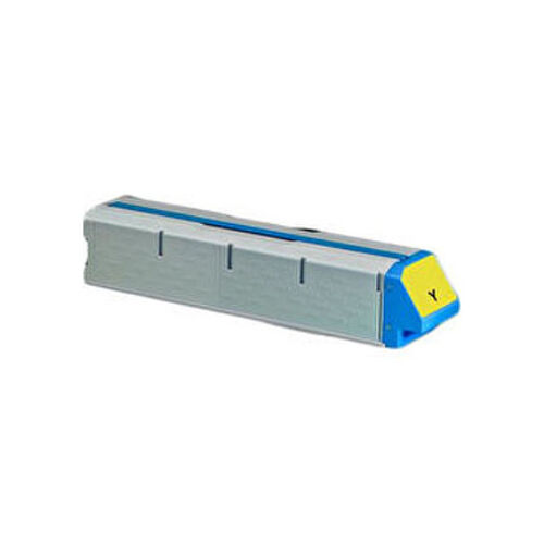 Toner compatible Oki 45536437 - Jaune - 24.000 pages