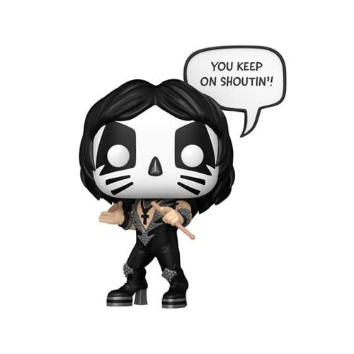 Kiss Pop! Sayings Vinyl Figurine The Catman(R&R All Night) 9 Cm
