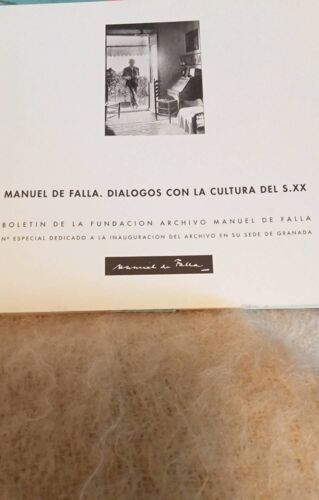 Manuel De Falla Dialogos Con La Cultura