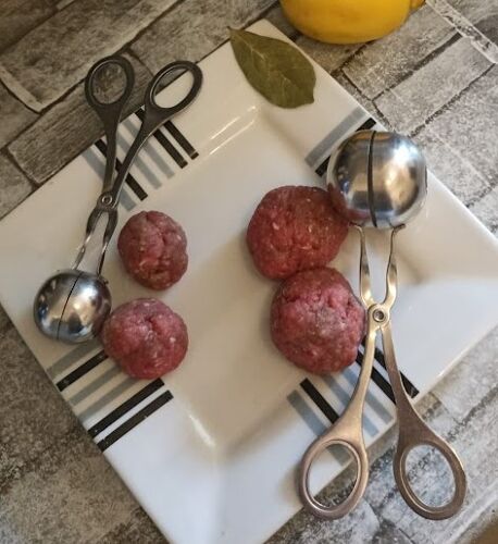 Pack Duo Moules À Boulettes Inox (S + L) Gain De Temps & Précision !