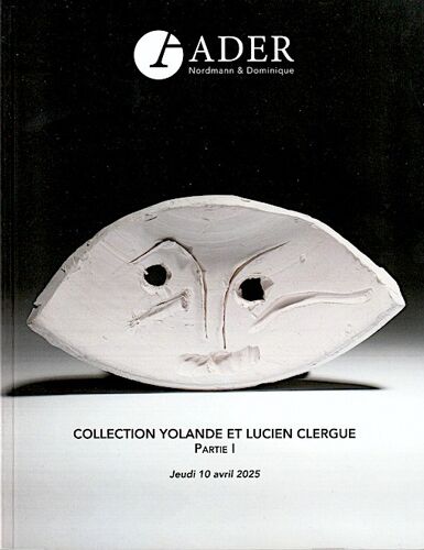 Catalogue De Vente Publique Ader - Collection Yolande Et Lucien Clergue - Partie 1 - Du Jeudi 10 Avril 2025