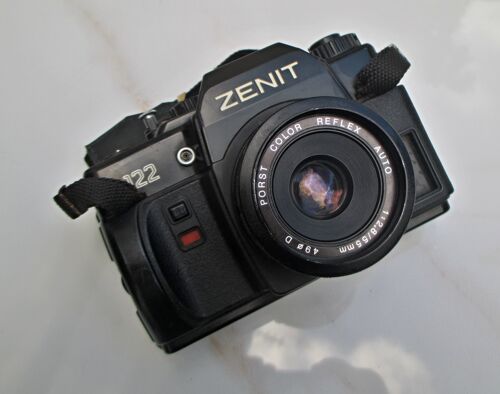 Zenit 122 com lente 55/2,8 Porst
