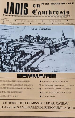 Jadis En Cambrésis N°23 De Mars 1984