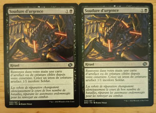 Emergency Weld // Soudure D'Urgence (La Guerre Fratricide)