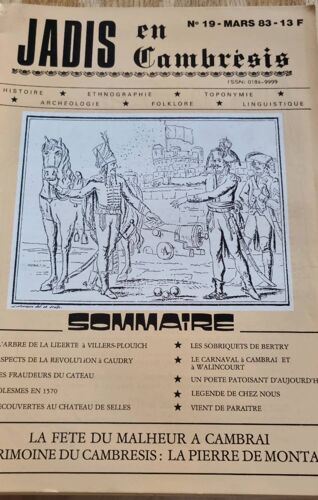 Jadis En Cambrésis N°19 De Mars 1983