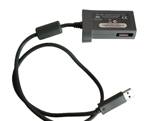 Cable Officiel Microsoft De Transfert De Disque Dur via USB - Pour Xbox 360