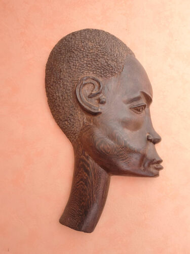 Profils De 2 Visages (Homme Et Femme) En Ébène