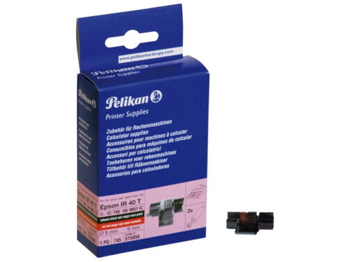 Pelikan - Noir, rouge - rouleau à encre