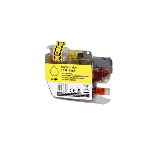 Cartouche compatible Brother LC3219XLY - jaune - 1.500 pages