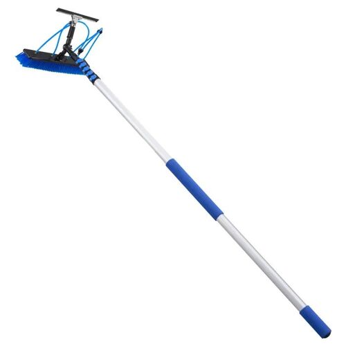 Kit de Nettoyage-Duoku-pour Panneaux Solaires-10 m-avec Brosse Télescopique- Perche en Alliage d'Aluminium