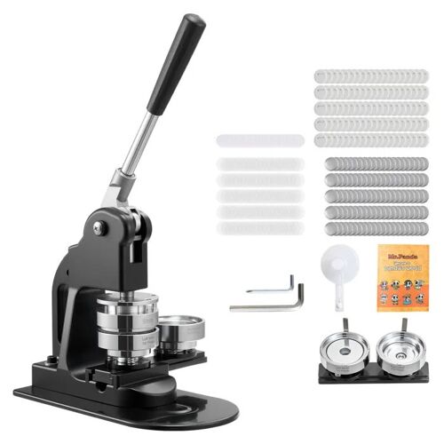 Machine À Badges 58 Mm-Duoku-Presse Pour Badges Personnalisés, Idéale Pour Diy Épinglettes, Avec Coupe-Cercle, Noir