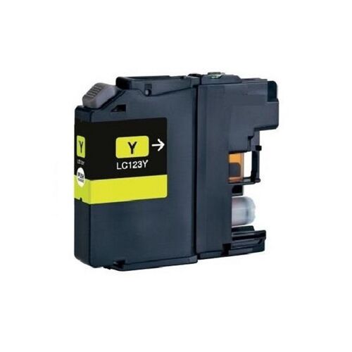 Cartouche compatible Brother LC121Y LC123Y - Jaune
