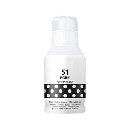Bouteille d'encre compatible CANON GI51PGBK Noir 4529C001