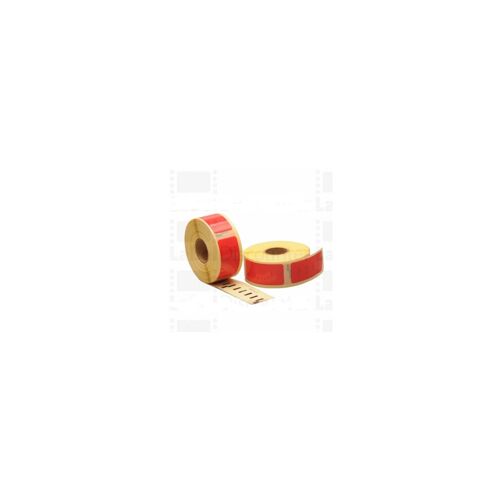 Etiquettes compatibles DYMO 11352R - S0722520 - 54mmX25mm - 500 pieces - rouge