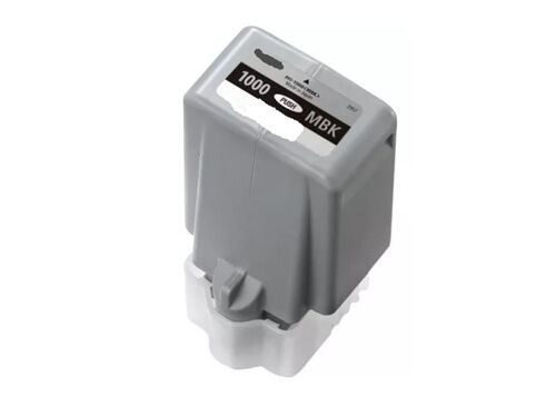 Cartouche compatible Canon PFI1000MBK 0545C001 - noir mat - 80 ml