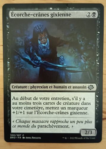 Gixian Skullflayer // Ecorche-Crânes Gixienne (La Guerre Fratricide)