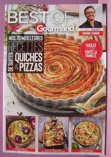 Best Of Gourmand - Nos Meilleures Recettes Tartes Quiches & Pizzas - Mars / Mai 2026 - N° 122