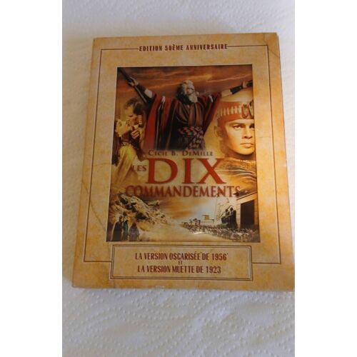 Les Dix Commandement Edition 50 Eme Anniversaire Version 1923 Et Version 1956