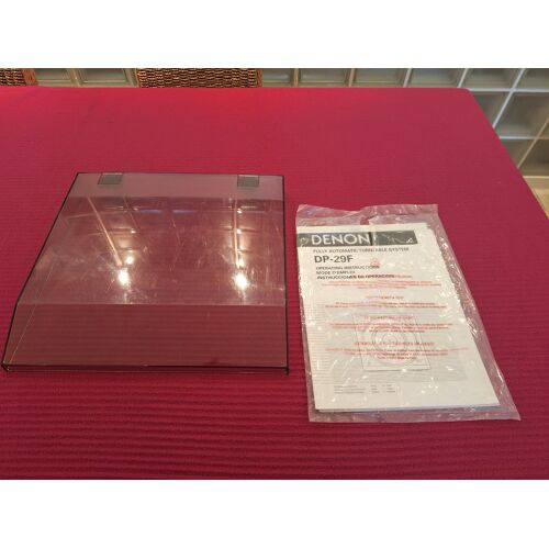 capot + mode d'emploi pour platine DENON DP-29F