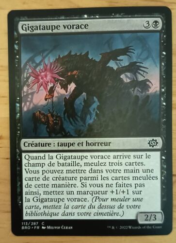 Ravenous Gigamole // Gigataupe Vorace (La Guerre Fratricide)