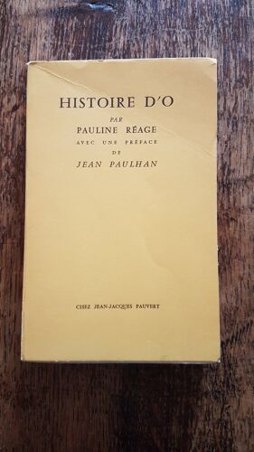 Histoire D'O (Chez Jean-Jacques Pauvert